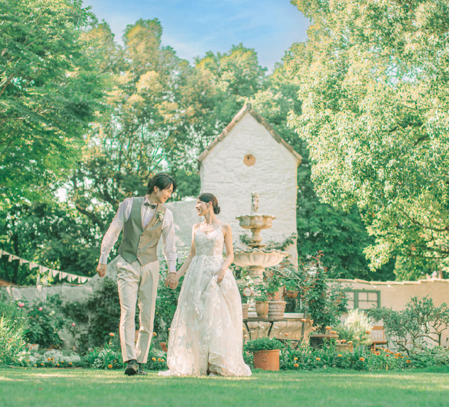 チャペル＋ガーデン（洋装2着）