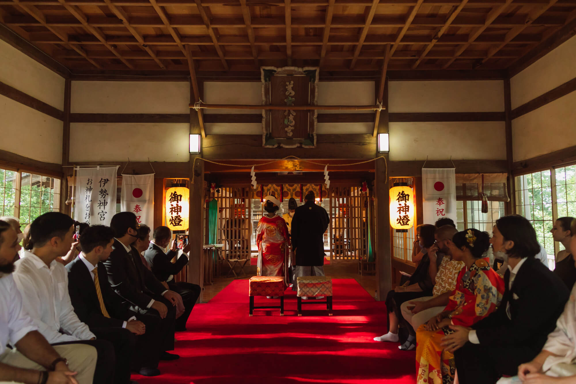 神前式の風景