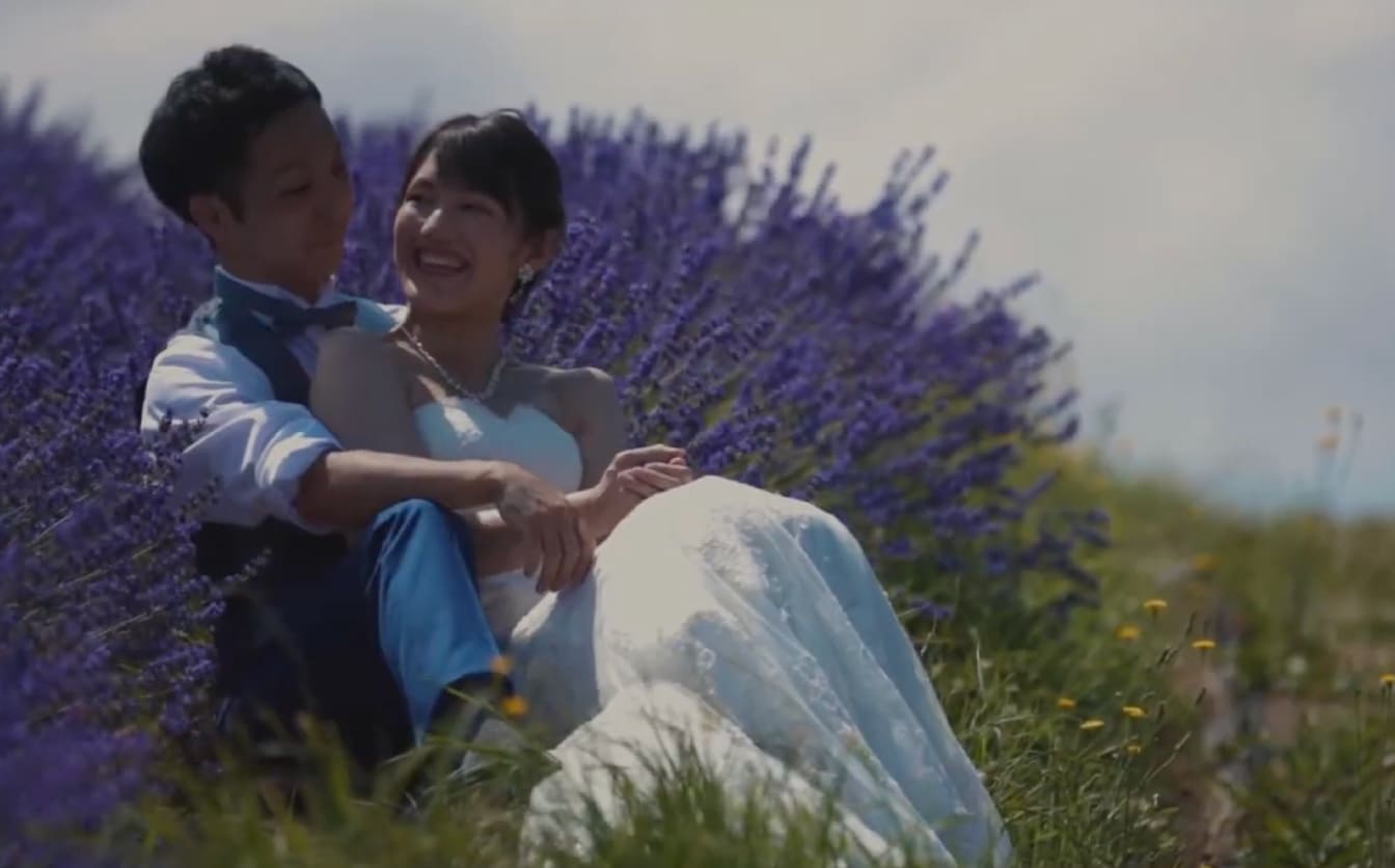 北海道の大自然に囲まれて前撮りムービー