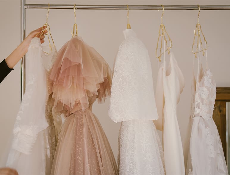 心ときめくドレスを3着程度ご試着