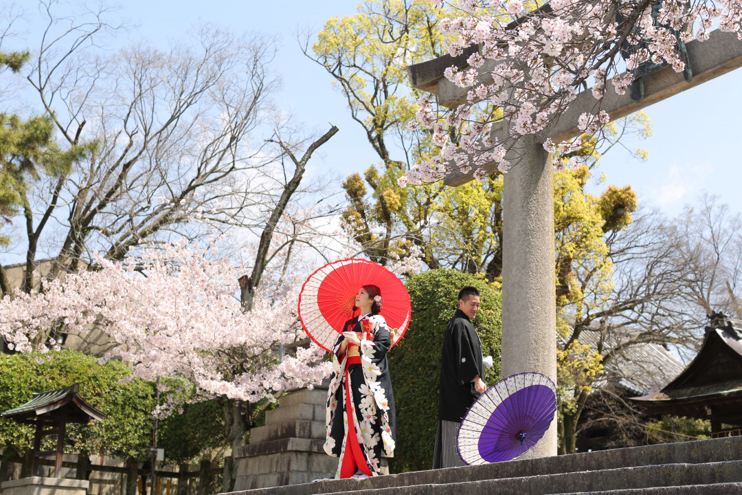 神社寺院・城でフォトウェディング・前撮り15