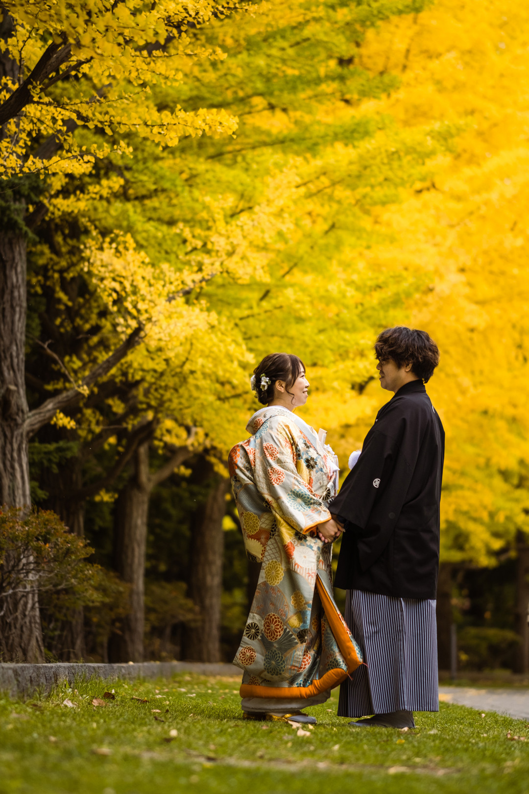 紅葉でフォトウェディング・前撮り4