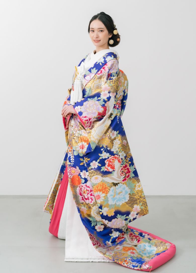 凛花の寿ぎ（桔梗）・色打掛