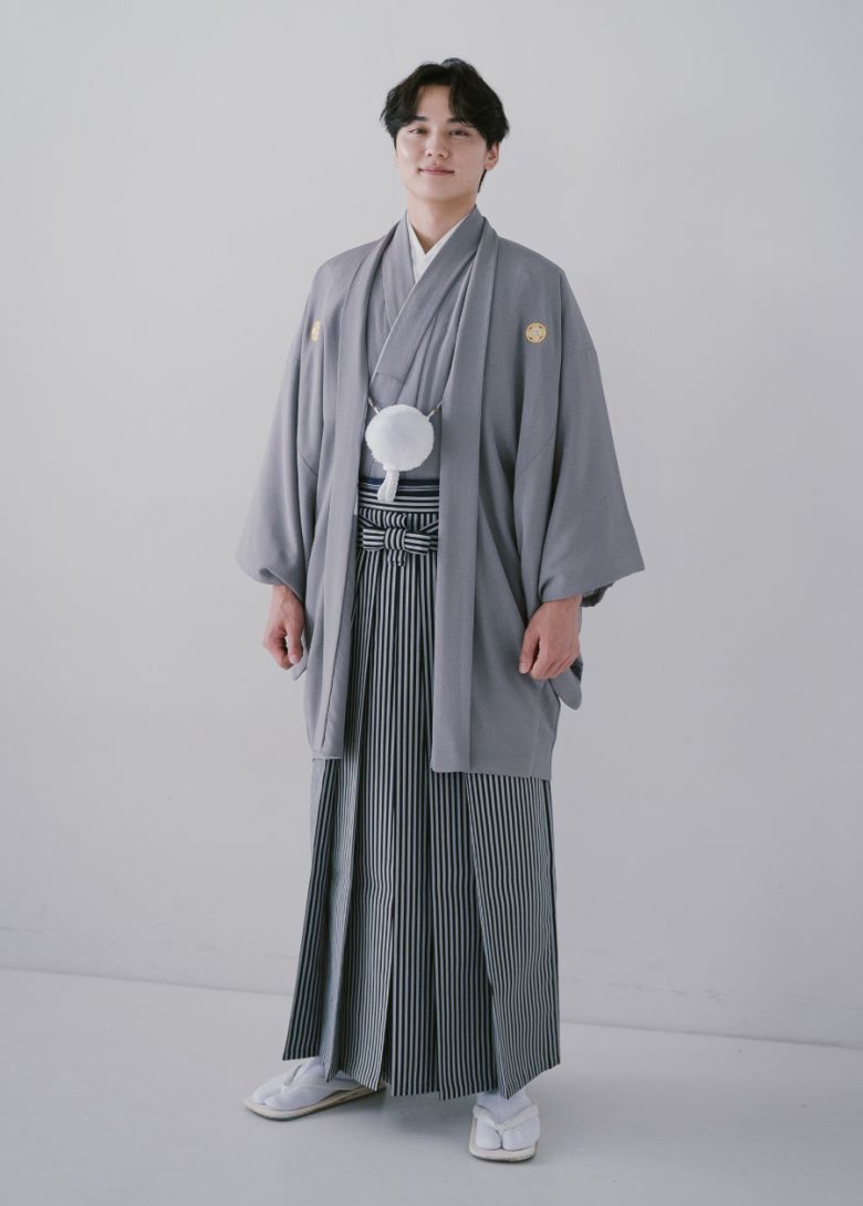 グレー紋服・紋付