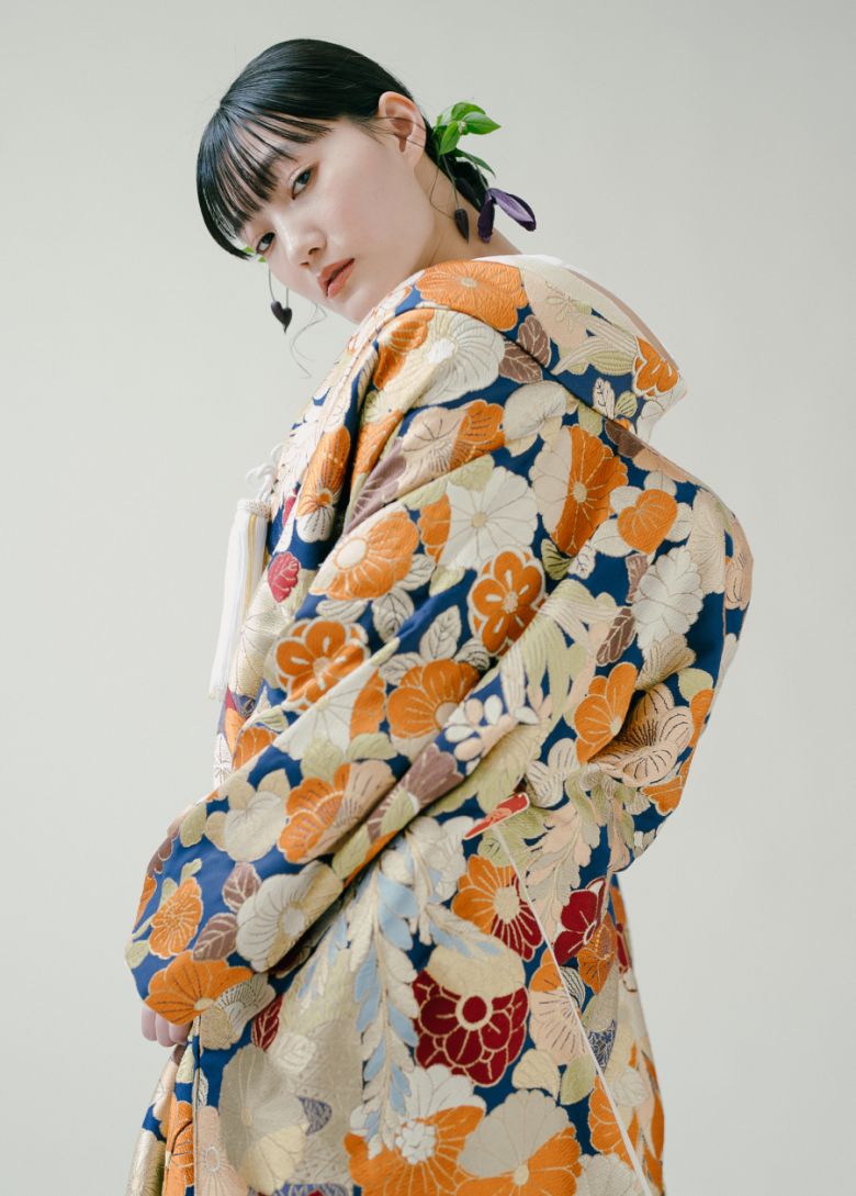 風光百花紋・色打掛